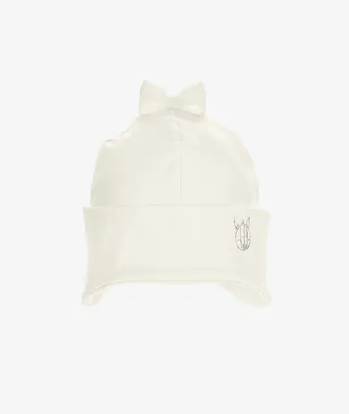 Czapka dziewczęca, ecru, Iltom