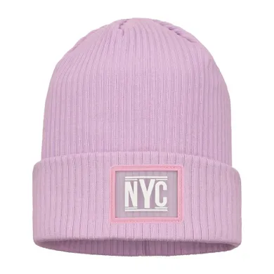 Czapka dziewczęca, fioletowa, Ambra