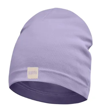 Czapka dziewczęca, fioletowa, Pinokio