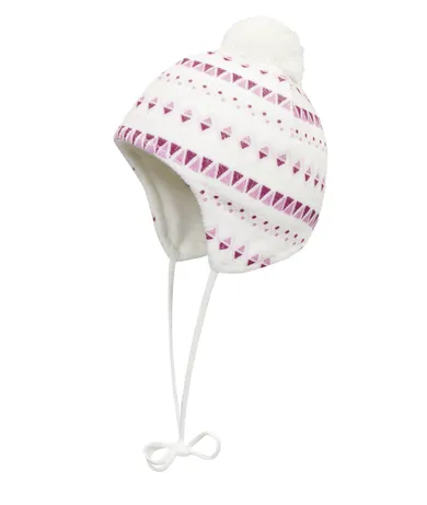 Czapka dziewczęca, geometryczne wzory, Döll