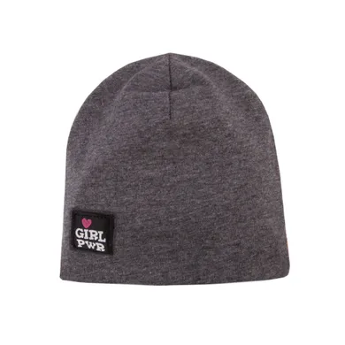 Czapka dziewczęca, grafitowa, Eevi