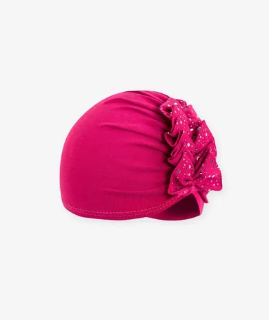 Czapka dziewczęca kakadu, różowa, Iltom