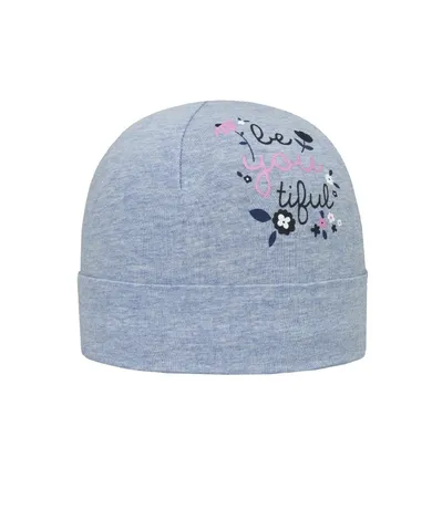 Czapka dziewczęca, niebieska, Döll