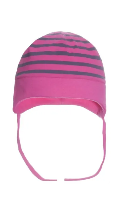 Czapka dziewczęca, różowa, Ambra