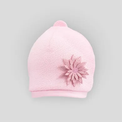 Czapka dziewczęca, różowa, Iltom