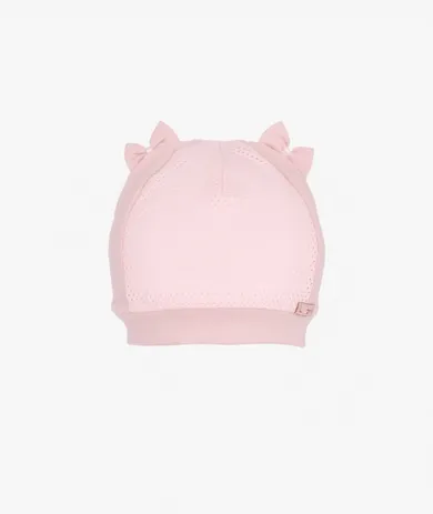 Czapka dziewczęca, różowa, Iltom