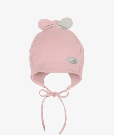 Czapka dziewczęca, różowa, Iltom