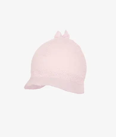 Czapka dziewczęca, różowa, Iltom
