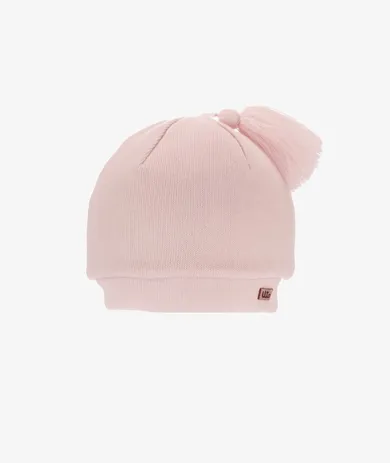 Czapka dziewczęca, różowa, Iltom