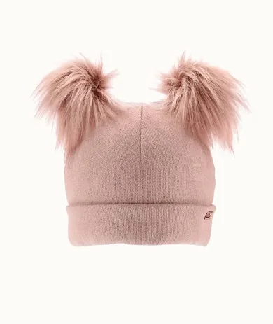 Czapka dziewczęca, różowa, Iltom