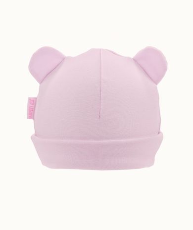 Czapka dziewczęca, różowa, Iltom