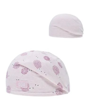 Czapka dziewczęca, różowa, jeże, Döll