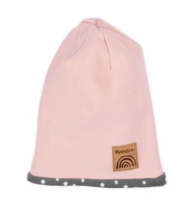 Czapka dziewczęca, różowa, Nicol