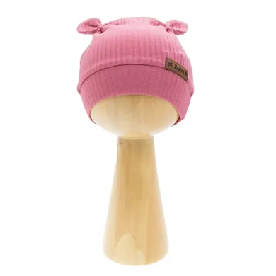 Czapka dziewczęca, różowa, Nicol