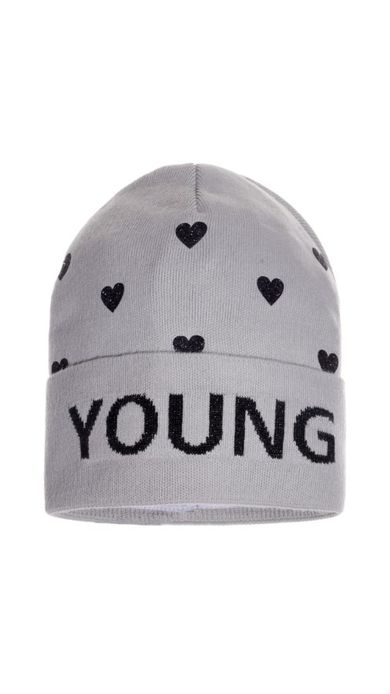 Czapka dziewczęca, srebrna, Ambra