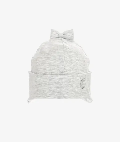 Czapka dziewczęca, szara, Iltom