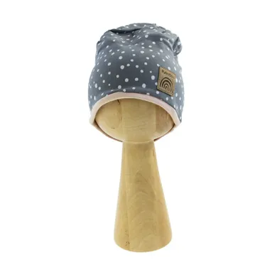 Czapka dziewczęca, szara, Nicol