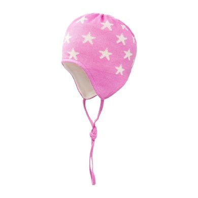Czapka dziewczęca, wiązana, różowa, Döll