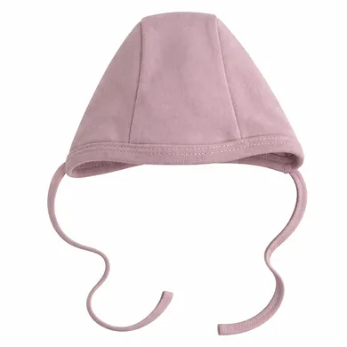 Czapka dziewczęca, wiązana, różowa, Eevi