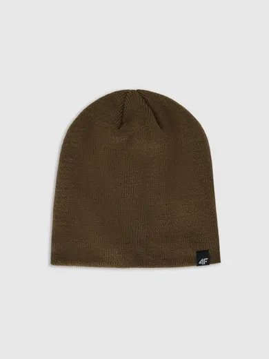 Czapka męska, brązowa, 4F