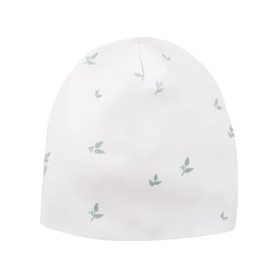 Czapka niemowlęca, biała, Eevi