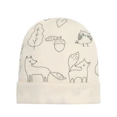 Czapka niemowlęca, ecru, Pinokio