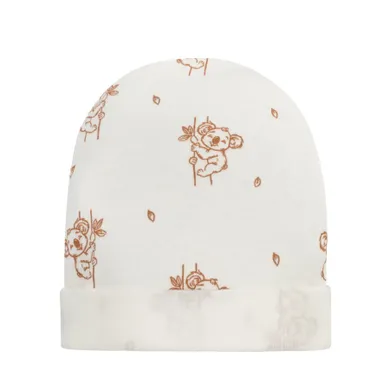 Czapka niemowlęca, ecru, Pinokio