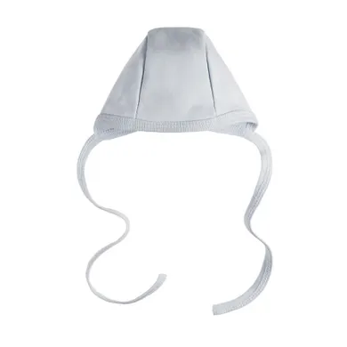 Czapka niemowlęca, wiązana, szara, Eevi