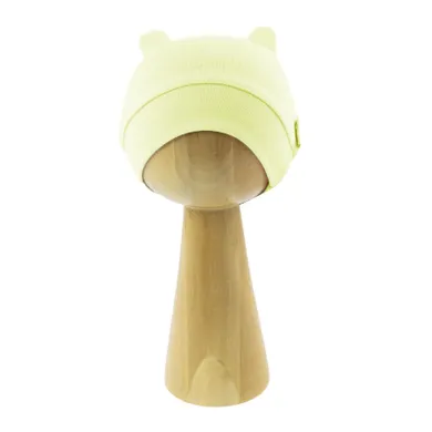 Czapka niemowlęca z uszkami, żółta, Nicol