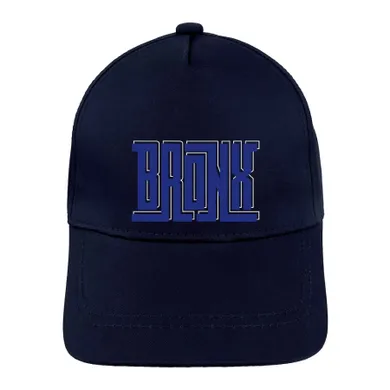 Czapka z daszkiem chłopięca, granatowa, Ambra