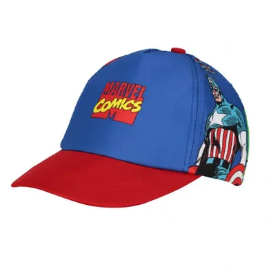 Czapka z daszkiem chłopięca, granatowa, The Avengers, Cerda