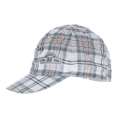 Czapka z daszkiem chłopięca, szara, Döll