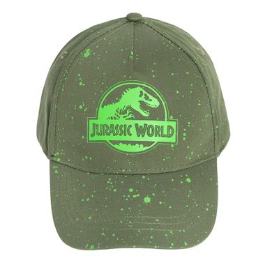 Czapka z daszkiem chłopięca, zielona, Jurassic World, Licence Brand