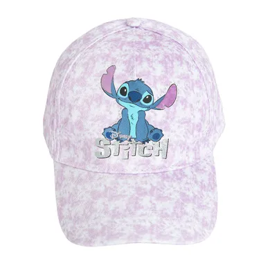 Czapka z daszkiem dziewczęca, fioletowa, Lilo i Stitch, Licence Brand