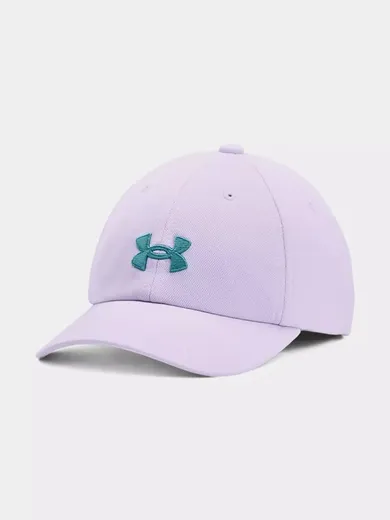 Czapka z daszkiem dziewczęca, fioletowa, Under Armour