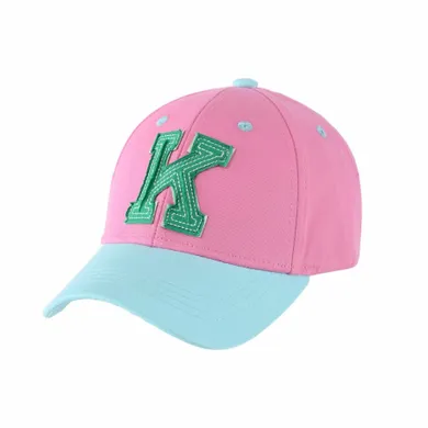 Czapka z daszkiem dziewczęca, różowa, Be Snazzy