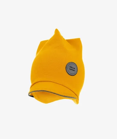 Czapka z daszkiem niemowlęca, żółta, smerfowa, Iltom