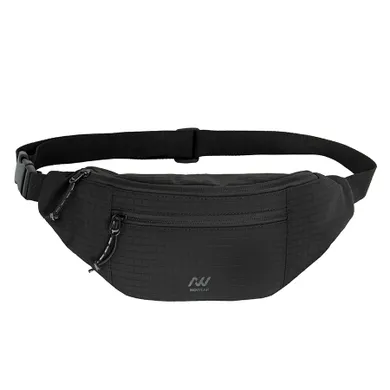 Czarna torba crossbody unisex z regulowanym paskiem NOWEAR