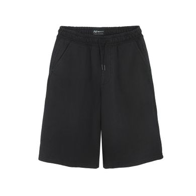 Czarne szorty baggy z bawełny czesanej NOWEAR
