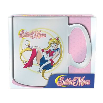 Czarodziejka z Księżyca, mega kubek, Sailor Moon, biały