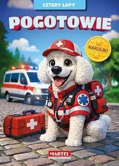 Cztery łapy. Pogotowie z naklejkami