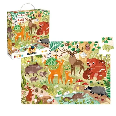 CzuCzu, Dzikie puzzle, Las, 40 elementów, 3+