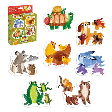 CzuCzu, Moje pierwsze puzzle, Maluchy, 7x 4 elementy 2+