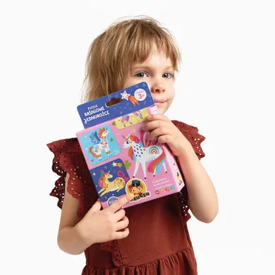 CzuCzu, Puzzle, Baśniowe jednorożce, 3+, 5 x 9 el.