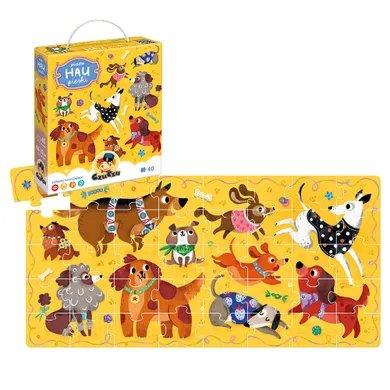 CzuCzu, puzzle, Hau Pieski, 40 elementów, 3+