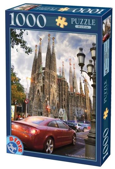 D-Toys, Hiszpania, Barcelona, Sagrada Familia, puzzle, 1000 elementów