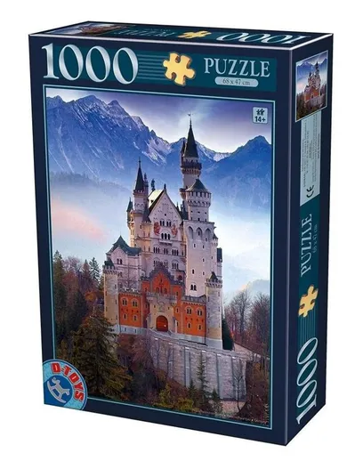 D-Toys, Niemcy, Zamek Neuschwanstein, puzzle, 1000 elementów