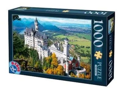 D-Toys, Niemcy, Zamek Neuschwanstein, puzzle, 1000 elementów