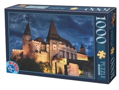 D-Toys, Rumunia, Zamek Corvin nocą, puzzle, 1000 elementów