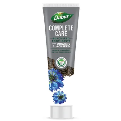 Dabur, Complete Care Blackseed Toothpaste, węglowa pasta do zębów z Organiczną Czarnuszką, 100 ml